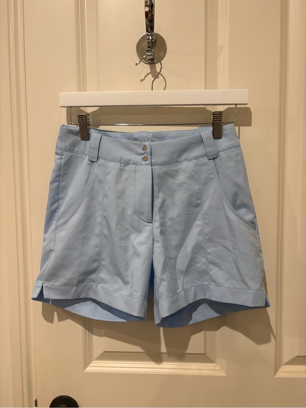 Nike Light Blue Women's Golf Shorts